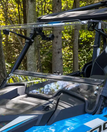 SATV - Polaris RZR XP/XPT Flip Windshield  Flip Up Windshield (S/R)  +2019 - No Ride Command