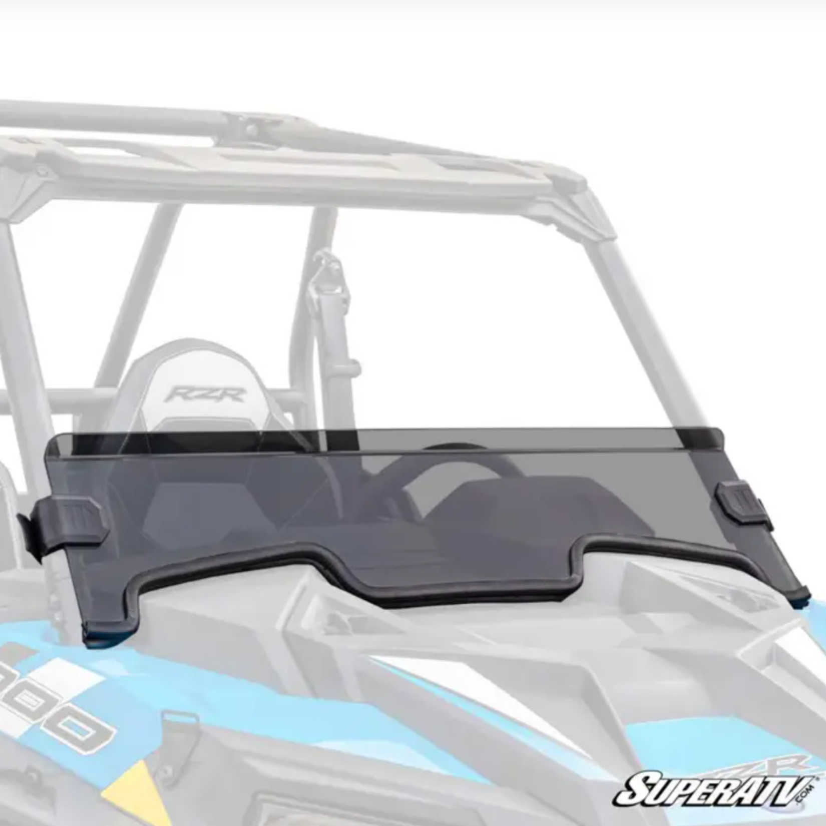 SuperATV SATV - Polaris RZR XP/XPT/TS Half Windshield - Light Tint +19