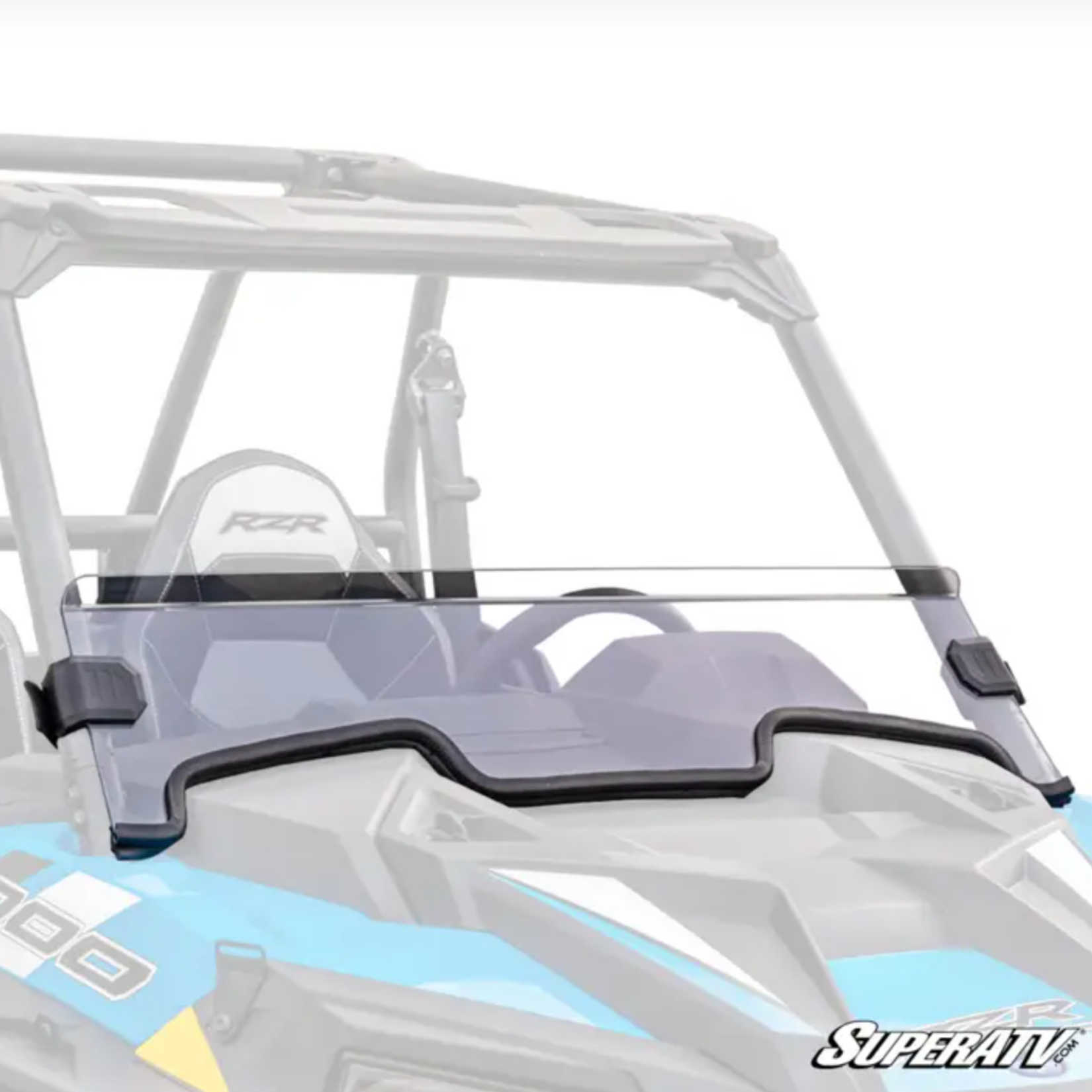 SuperATV SATV - Polaris RZR XP/XPT/TS Half Windshield -  Clear +19