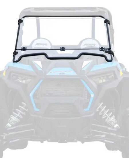 SATV - Polaris RZR XP/XPT +19 Scratch Resistant Flip Down Windshield