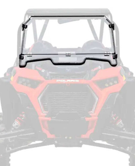 SATV - Polaris RZR XP Turbo S Scratch Resistant Flip Down Windshield