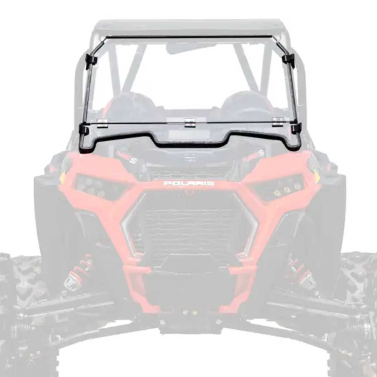 SuperATV SATV - Polaris RZR XP Turbo S Scratch Resistant Flip Down Windshield