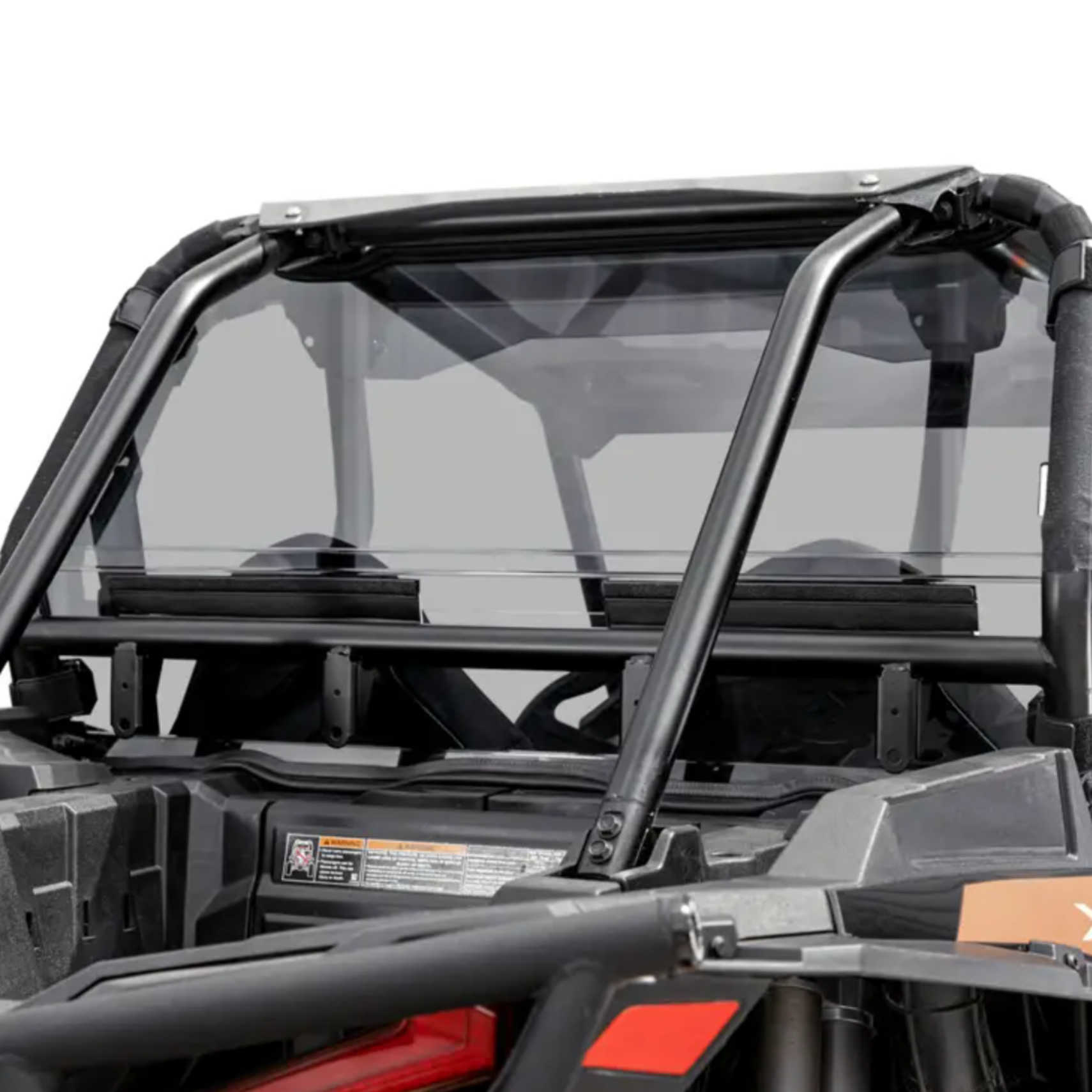 SuperATV SATV - Polaris RZR XP/XPT Full Rear Windshield - Light Tint
