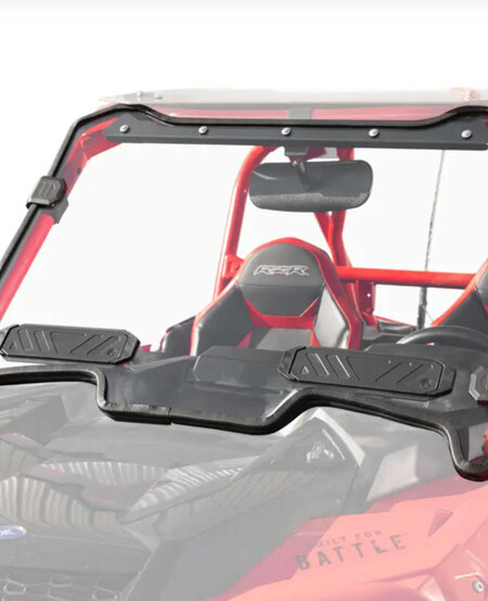 SATV - Polaris RZR XP Turbo S Full VENTED Scratch Resistant Windshield