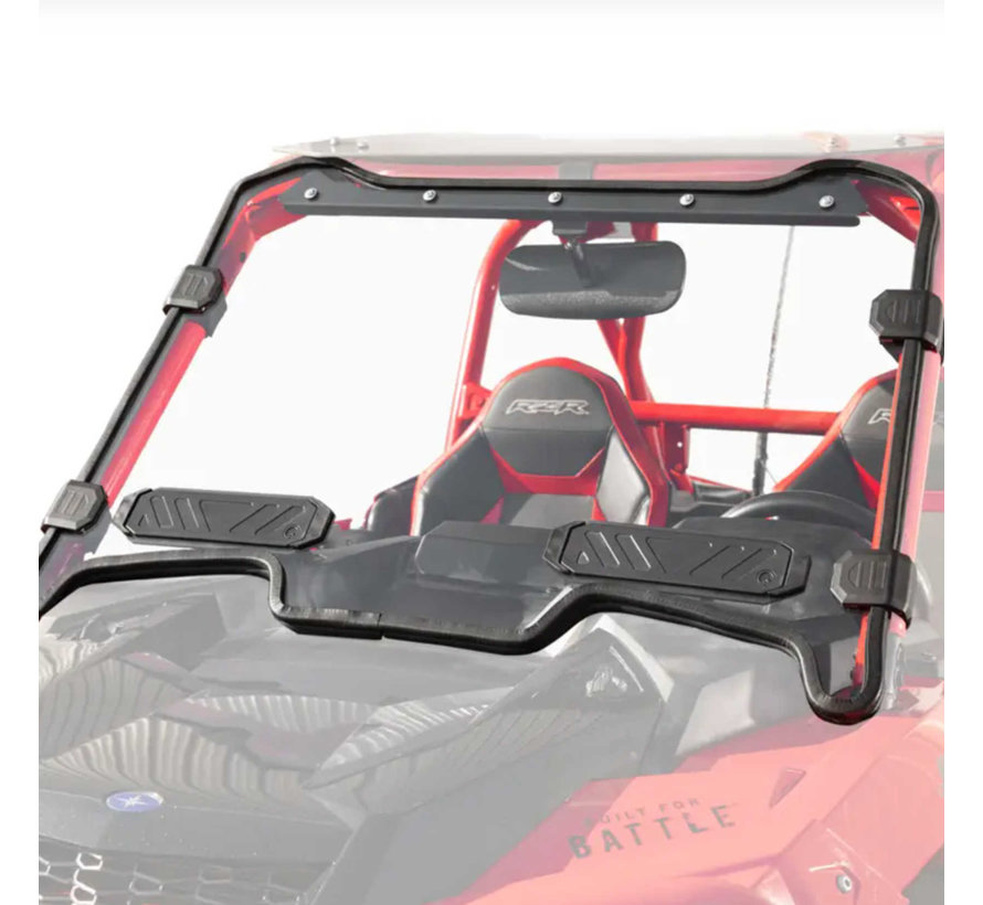 SATV - Polaris RZR XP Turbo S Full VENTED Scratch Resistant Windshield