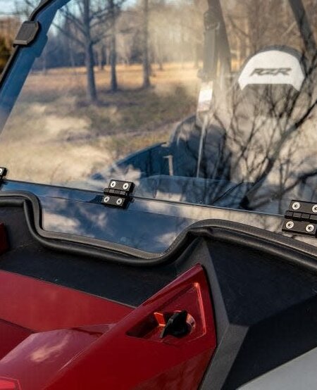 SATV - Polaris RZR XP/XPT Full VENTED Scratch Resistant Windshield +19
