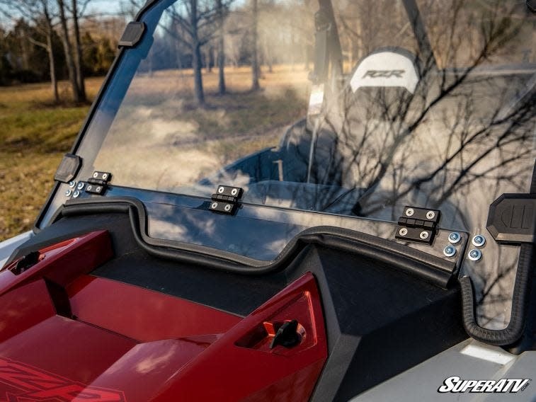 SuperATV SATV - Polaris RZR XP/XPT Full VENTED Scratch Resistant Windshield +19
