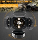 White Lightning White Lightning Offroad - Whip / LED Pod Light/Antenna Bar Clamp Mount - 360 Degree - 1.75" - 2.00"