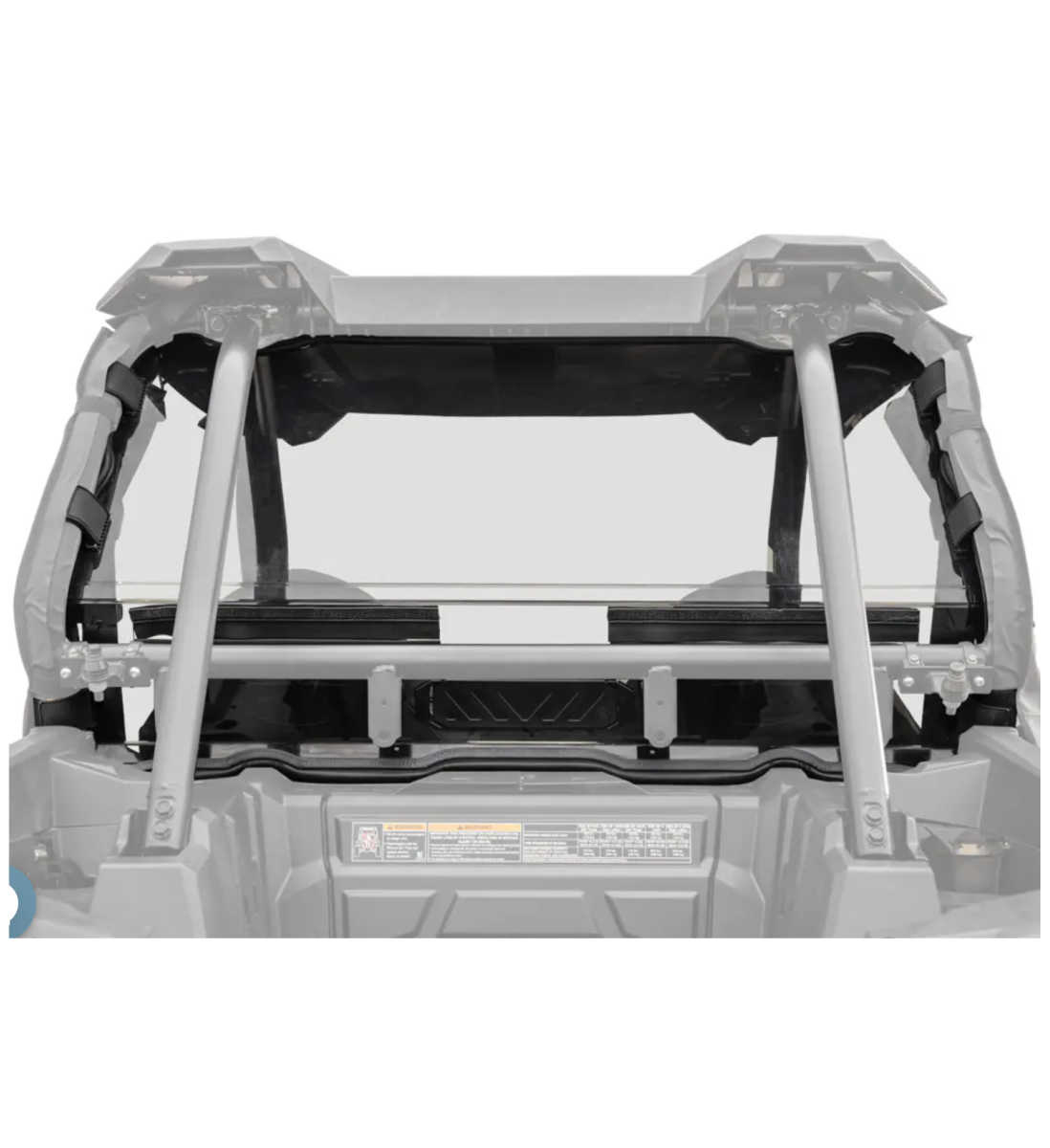 SuperATV SATV - Polaris RZR XP 1000 Rear Vented Windshield - Clear