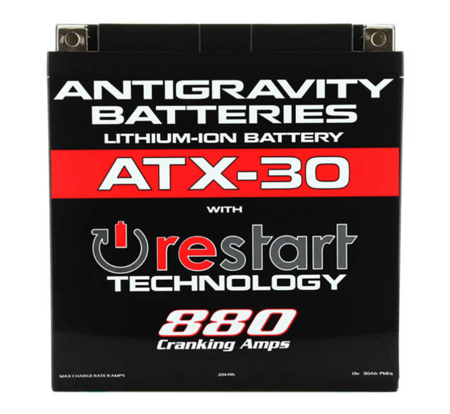 Antigravity Batteries - ATX30-RS - Lthium Accesory Battery - RE-START Technology