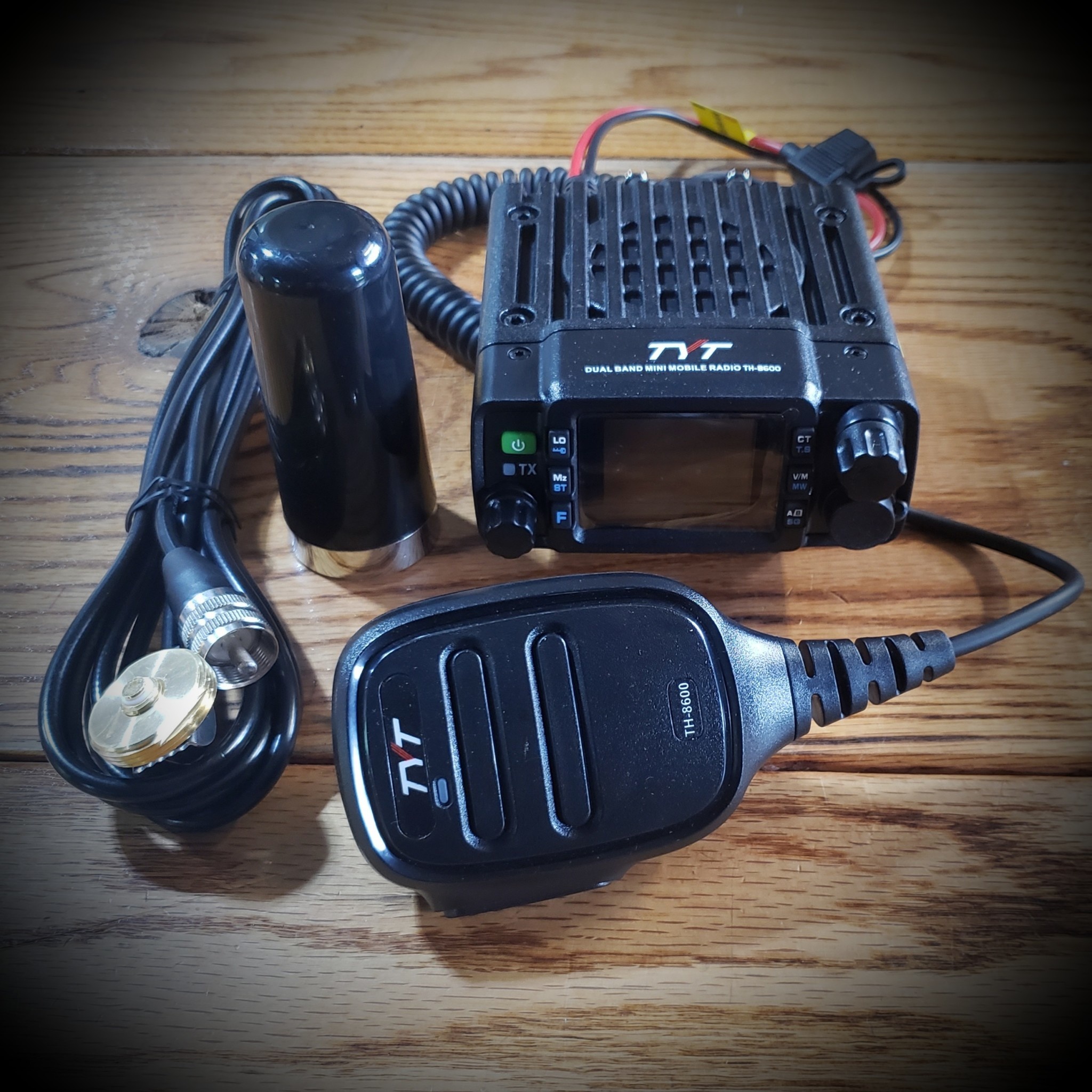 White Lightning TYT- Mini Mobile 2 Way Radio 25W IP67 Waterproof Trail Radio (Antenna Kit Included) PLUS PROGRAMMING