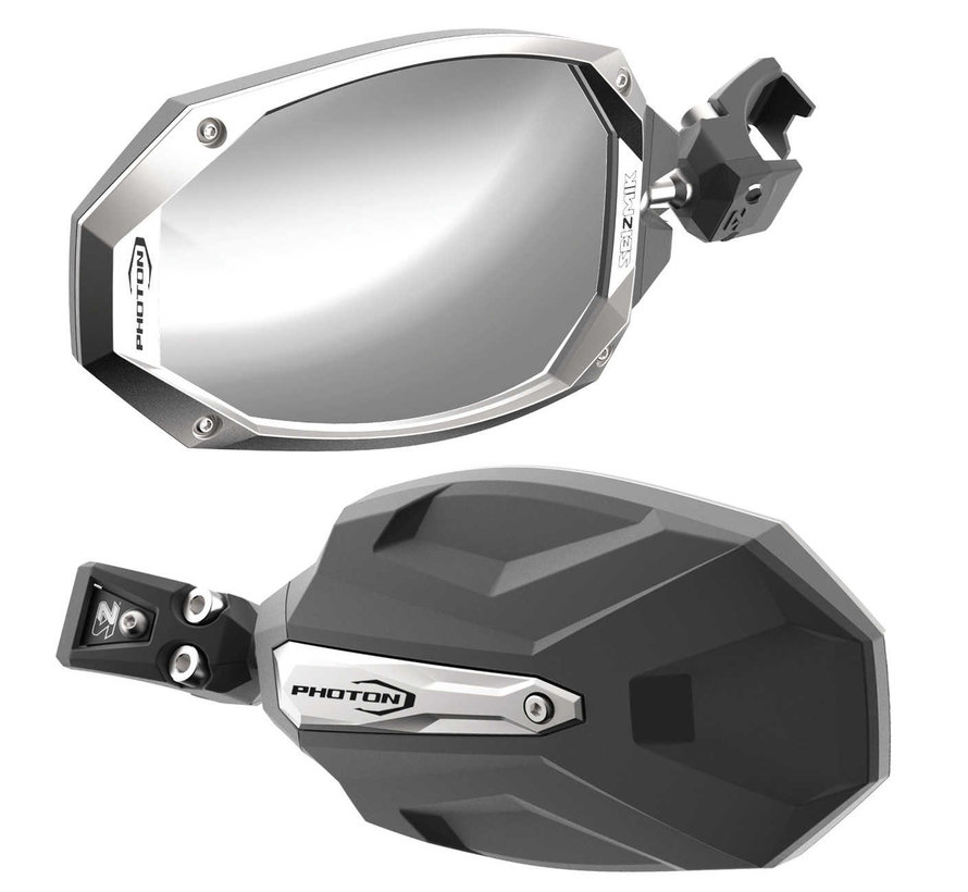 Seizmik - Photon Side View Mirror with Cast Aluminum Body & Bezel – Pro-Fit/Profiled (Pair)