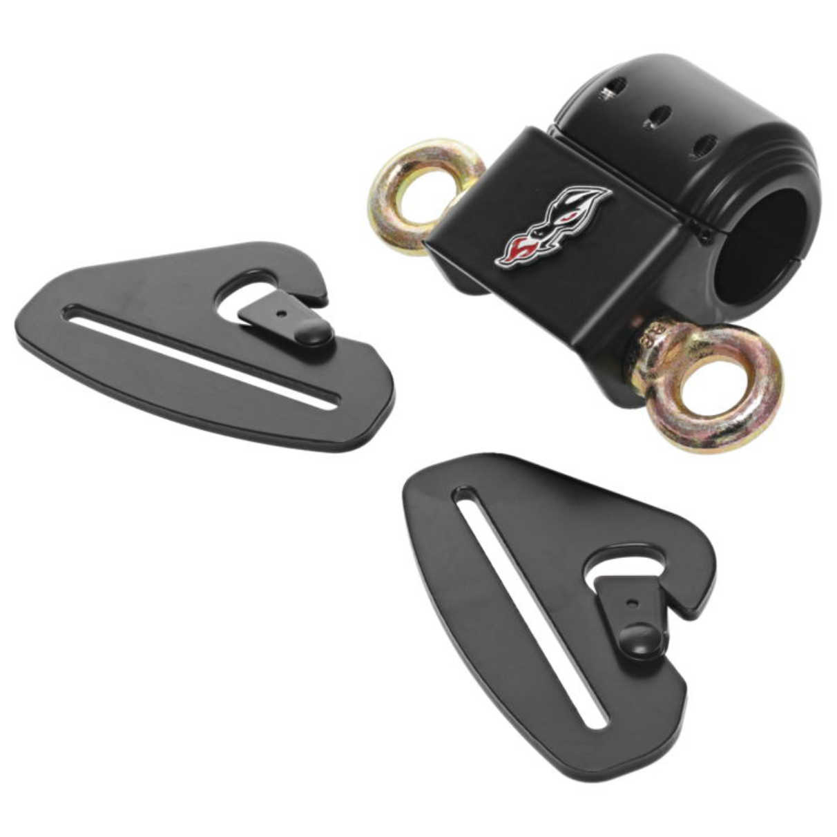 DragonFire Racing DragonFire Racing - Universal Harness Anchor Kits Black, 1.25" - Black