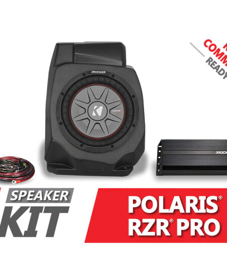 SSV Works - 020-2023 Polaris RZR Pro Under-Dash 10in Subwoofer Enclosure for Ride Command