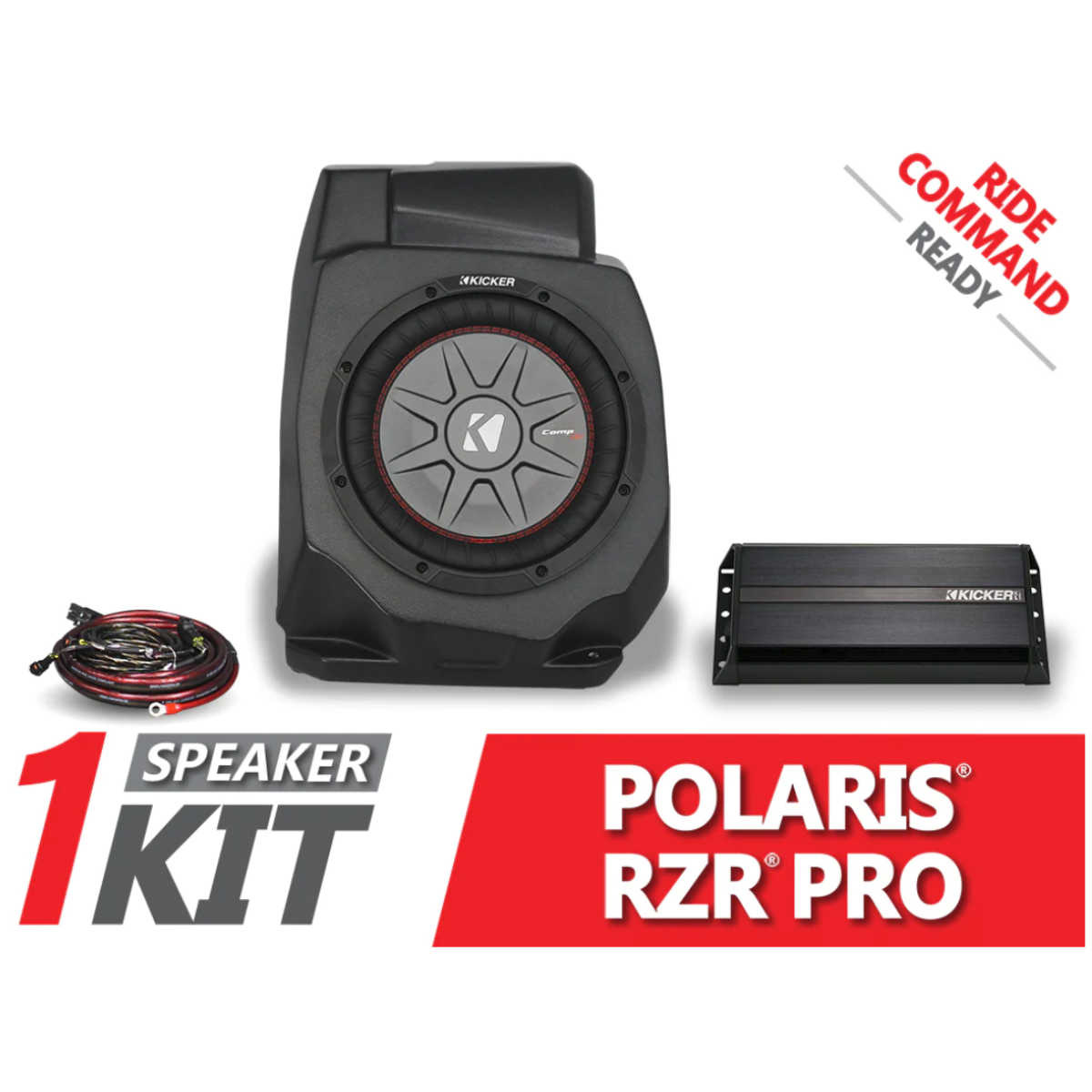 SSV Works SSV Works - 020-2023 Polaris RZR Pro Under-Dash 10in Subwoofer Enclosure for Ride Command