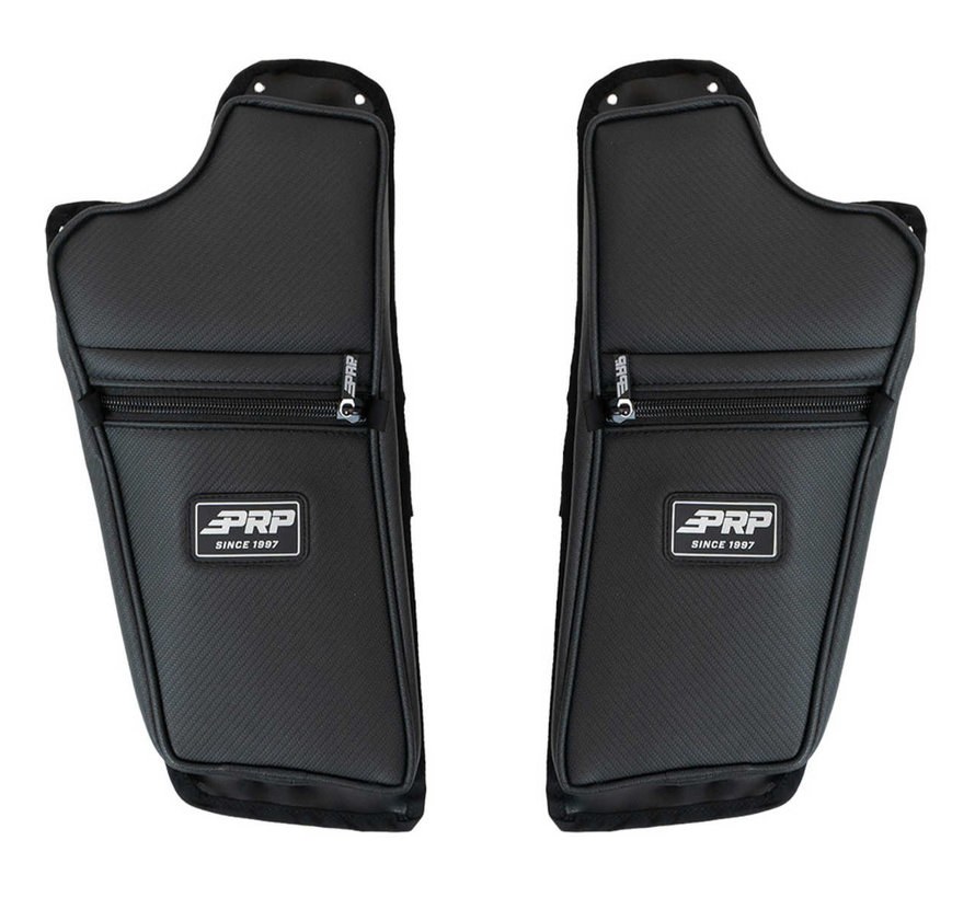 PRP - Front Lower Door Bags with Knee Pad for '16+ Polaris General (Pair)