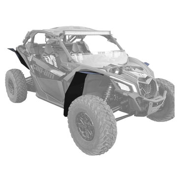 Mudbuster Mudbuster - 2017-2023 Can-Am Maverick X3 DS Stock Fender Flares (64" wide X3) - XL