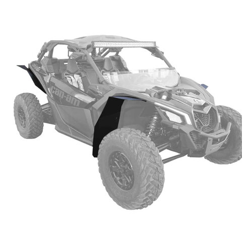 Mudbuster Mudbuster - 2017-2023 Can-Am Maverick X3 DS Stock Fender Flares (64" wide X3) - XL