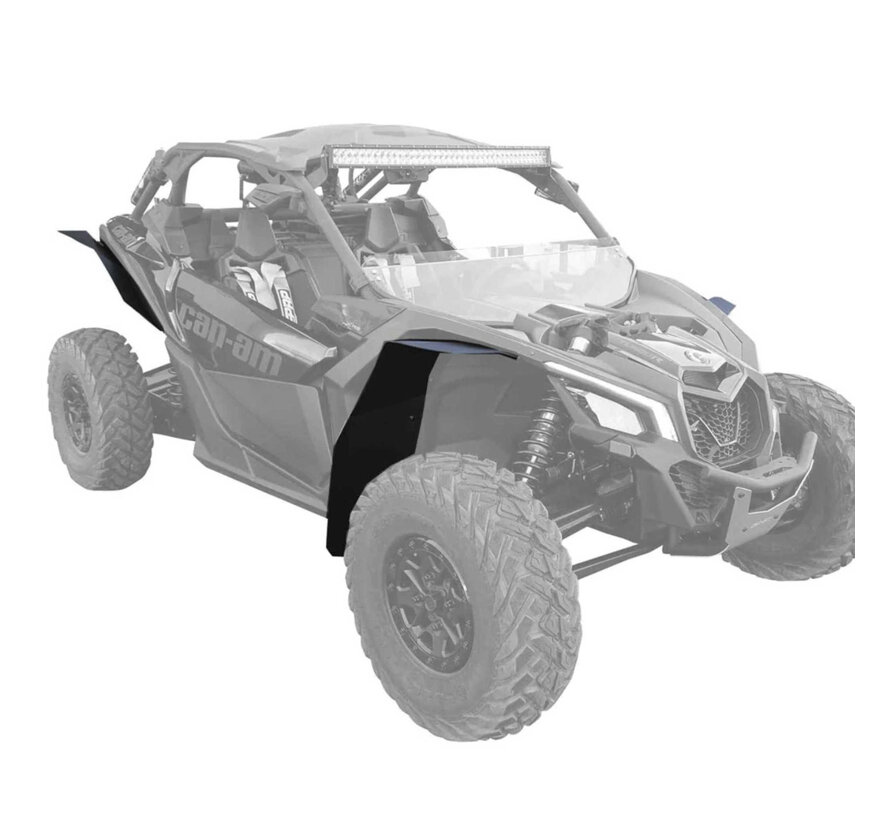 Mudbuster - 2017-2023 Can-Am Maverick X3 DS Stock Fender Flares (64" wide X3) - XL