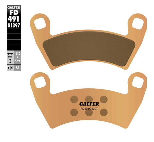 GALFER Galfer - Brake Pad - Polaris