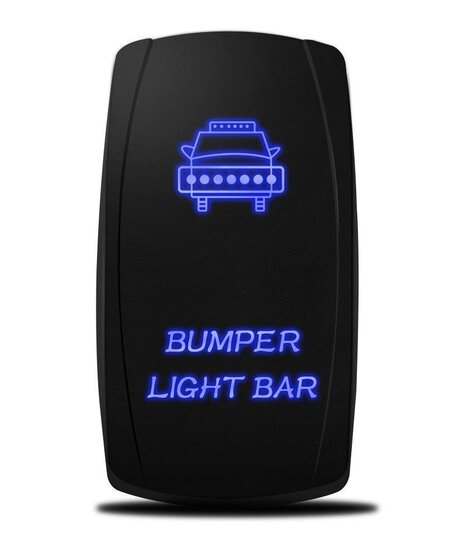 WLO - Rocker Switch / 5 - Bumper Light Bar - Blue