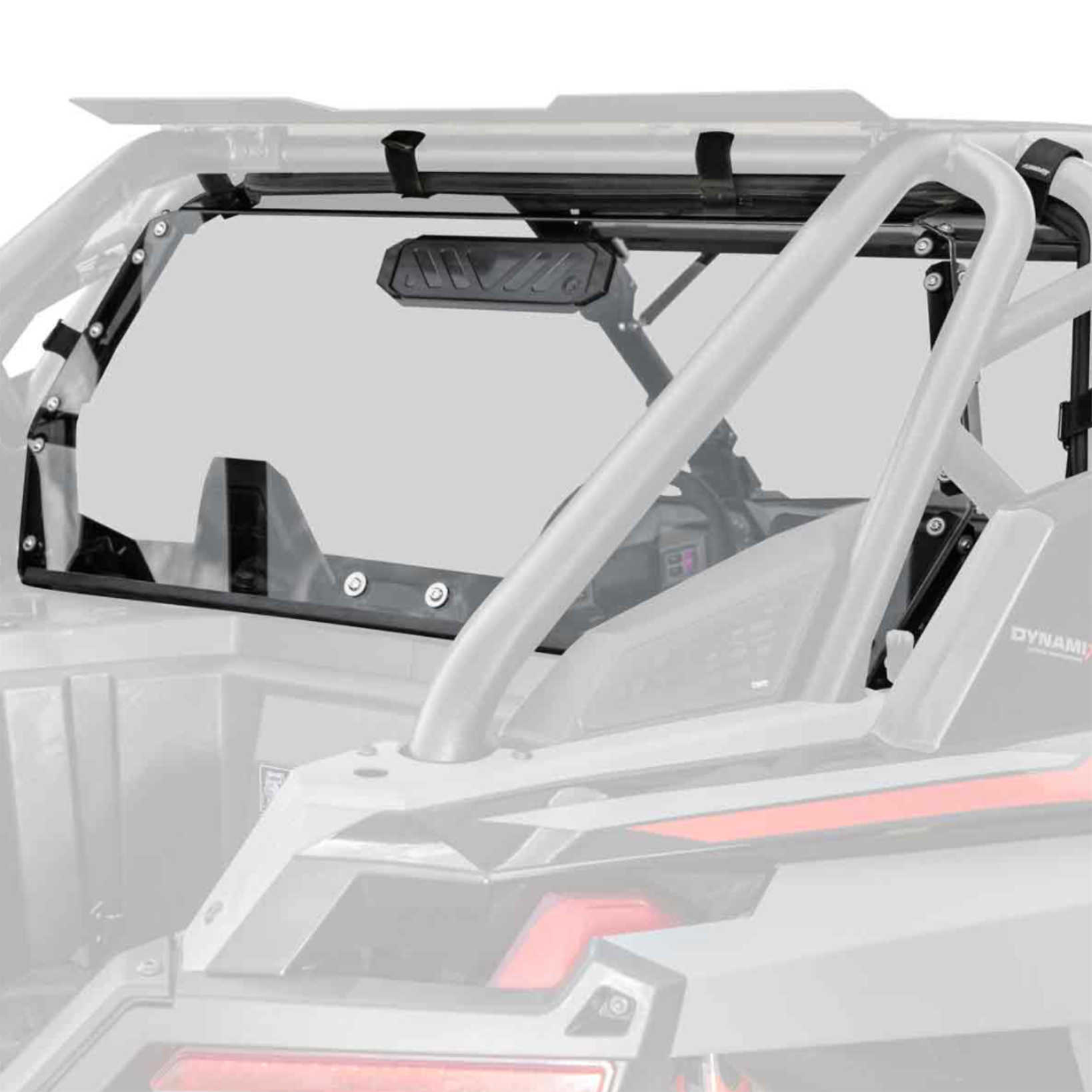 SuperATV SATV - Polaris RZR Pro XP  Rear Vented Windshield - Light Tint
