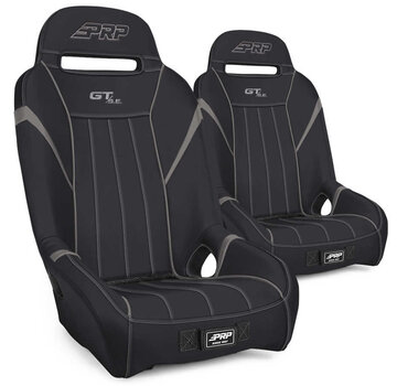 PRP Seats PRP - GT/SE Suspension Seat - Pre-Designed - Black / Gray (2 Seats w/ Mounts)