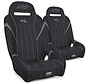 PRP - GT/SE Suspension Seat - Pre-Designed - Black / Gray (2 Seats w/ Mounts)
