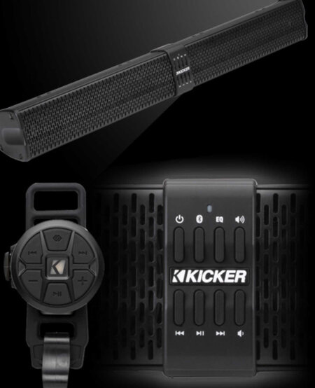 Kicker - KPB1 PowerBar Soundbar PowerBar (6 Speaker)