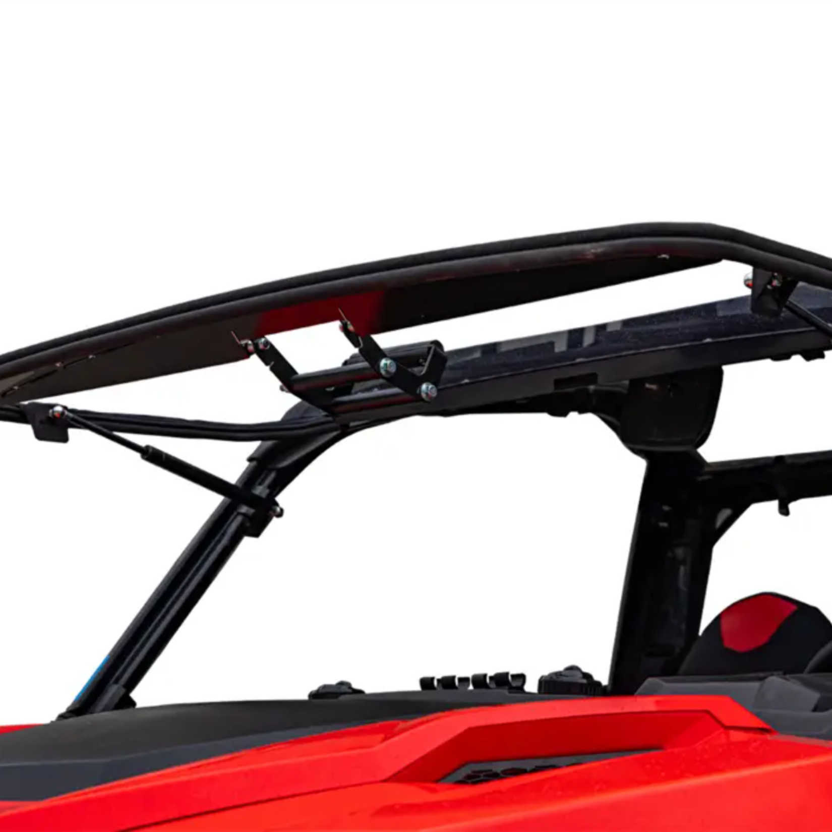 SuperATV SATV - Polaris RZR Turbo R Scratch-Resistant Flip Windshield