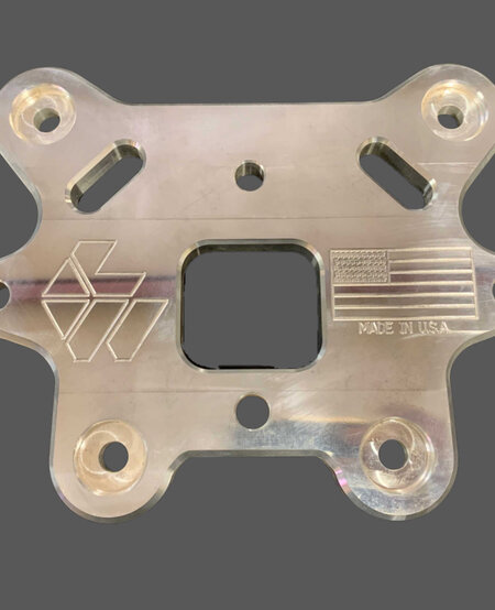 L&W Fab - Polaris Turbo S  Radius Plate - Raw