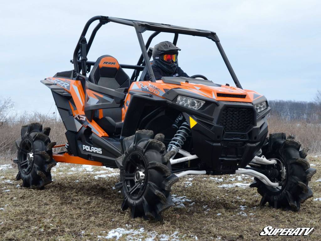 SuperATV SATV - Polaris RZR XP Turbo/1000 High Clearance 1.5" Forward Offset A-Arms w/ SBJ