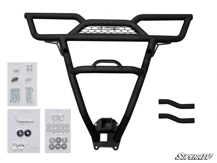 SuperATV SATV - Polaris RZR 1000 Rear Bumper - Black