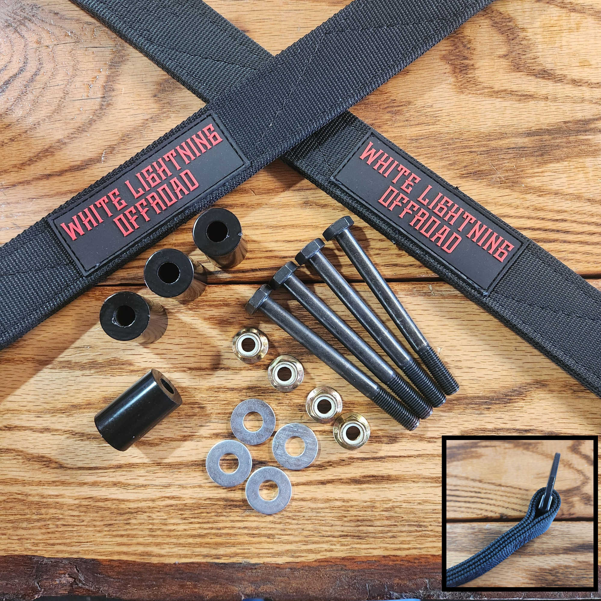 White Lightning White Lightning Offroad - 4 Layer Limit Straps (Hardware Included)