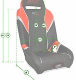 PRP Seats PRP - GT S.E. Seat – RZR (Rear)