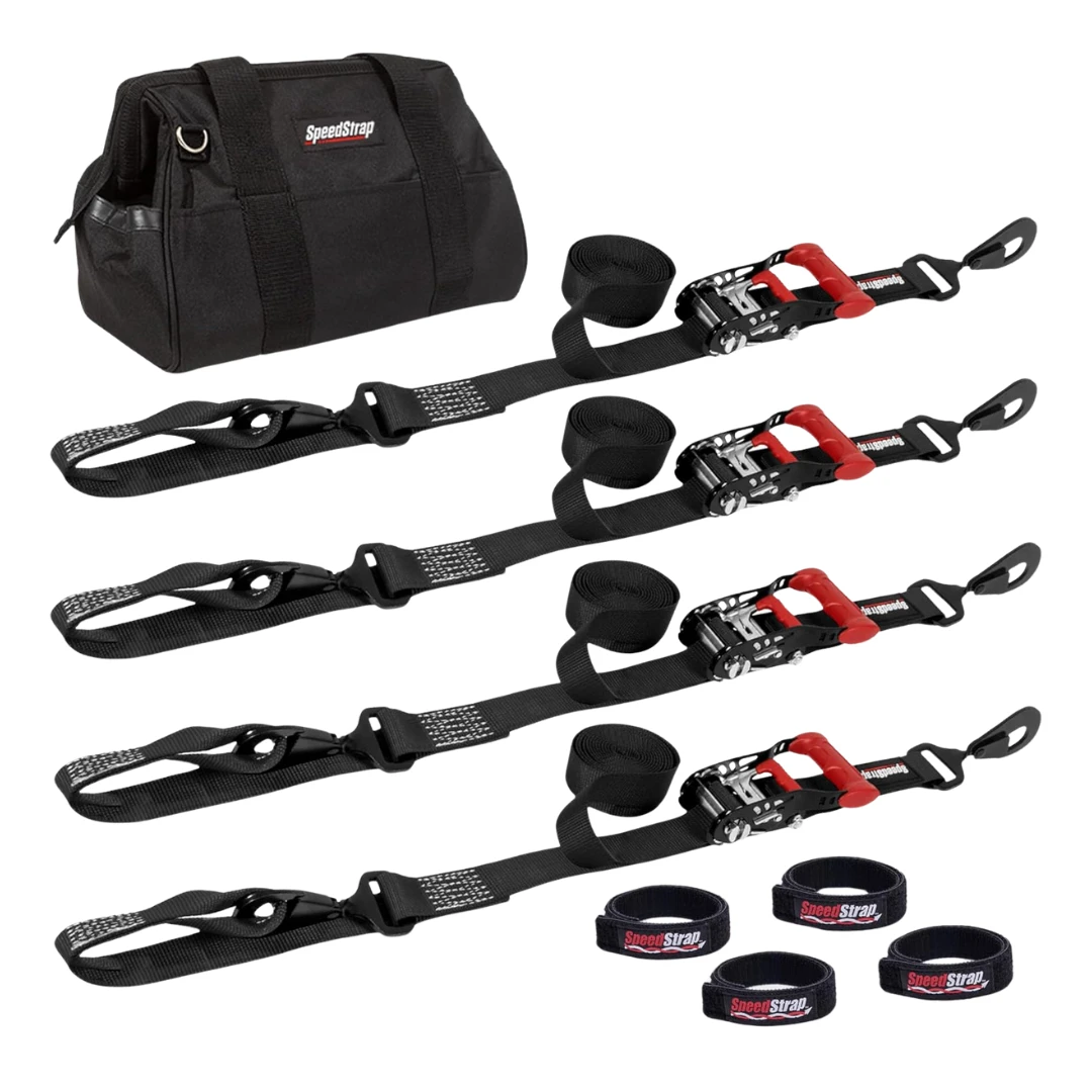 PRP Seats SPEEDSTRAP - UTV Tie-Down Kit - Black