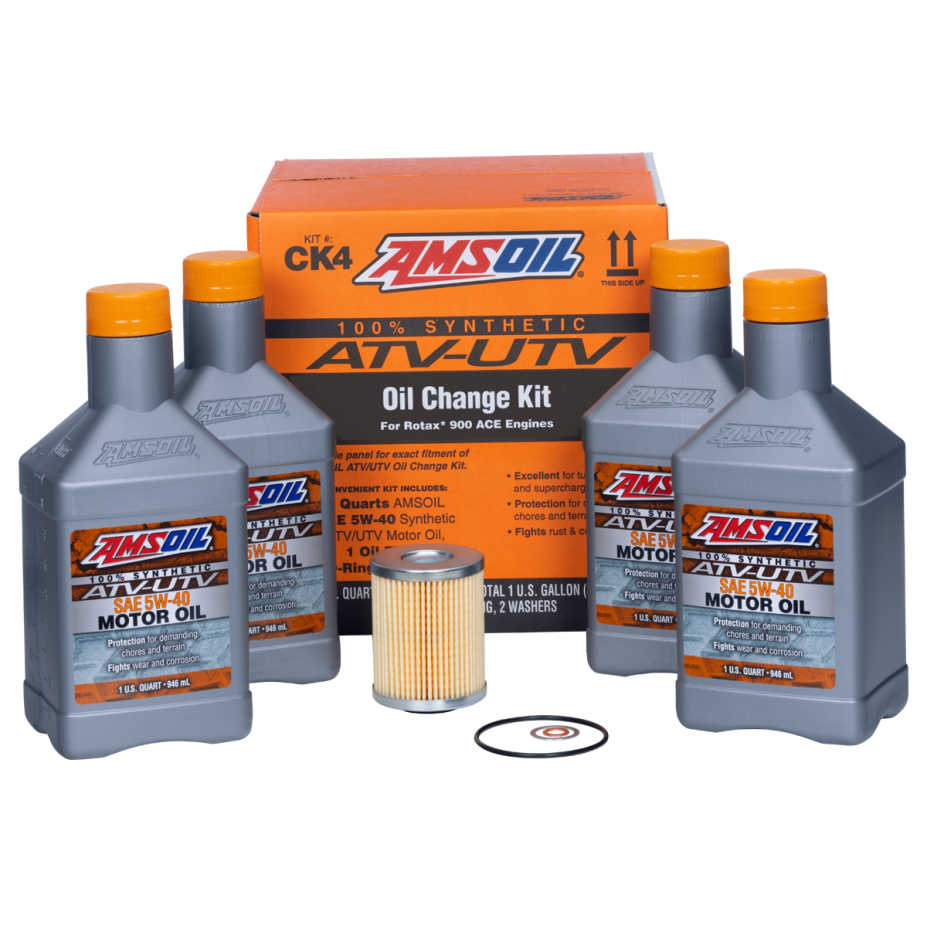 Amsoil Amsoil - Synthetic CanAm Maverick Motor Oil Kit (CK4)