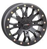 SYSTEM 3 SB4 BL WHEEL 15X7 4+3 (+15MM) 4/137 MATTE BLACK
