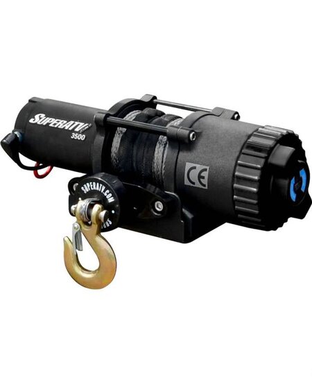 SATV Black Ops - 3500 Lb. UTV/ATV Winch (With Wireless Remote & Synthetic Rope)