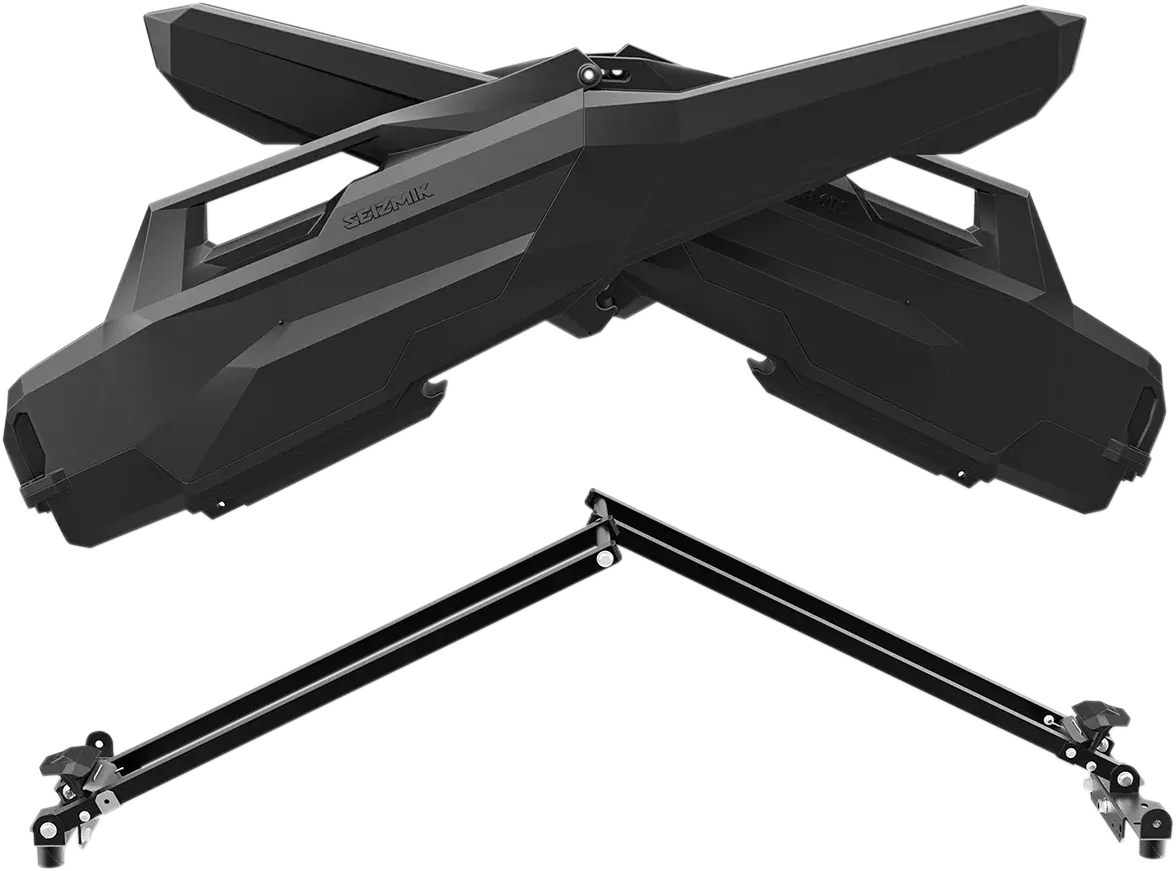 Seizmik - Armory X Rack for 51.5-55" UTV Bed Holds Armory SST Gun Cases
