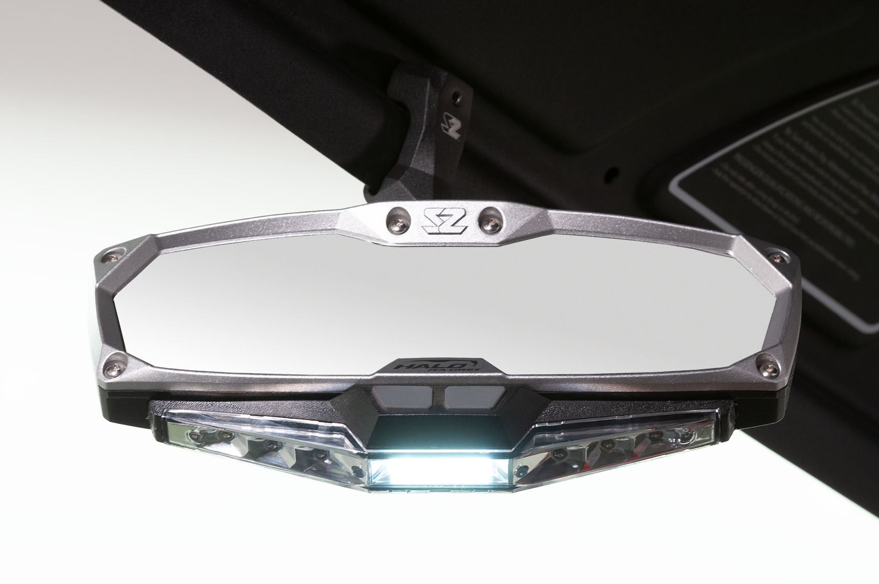 Seizmik Seizmik - Halo-RA LED Rearview Mirror with Cast Aluminum Bezel