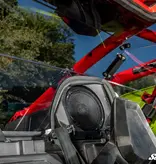 SuperATV SATV - Polaris RZR Pro R Rear Windshield -Light Tint (4 Seat w/ Rockford)