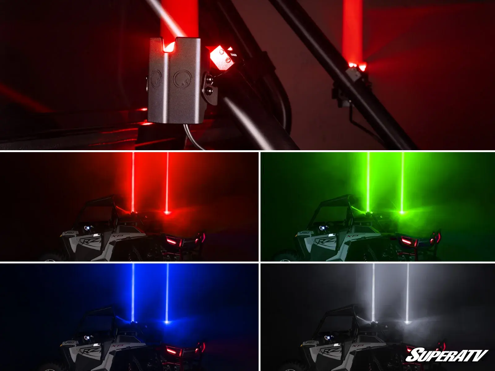 SuperATV SATV- LED Laser Whip Lights
