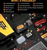 AUXBEAM - Single Series 6 PANEL Gang LED Switch Panel,Off Road Light Controller
