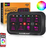 AUXBEAM - RGB AR Series 8 PANEL Gang LED Switch Panel, Off Road Light Controller