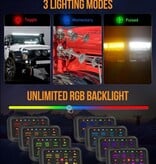 AUXBEAM - RGB AR Series 8 PANEL Gang LED Switch Panel, Off Road Light Controller