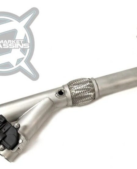 AFTERMARKET ASSASSINS - RZR Turbo 2.5" Electronic Side Dump Cutout Exhaust Head Pipe