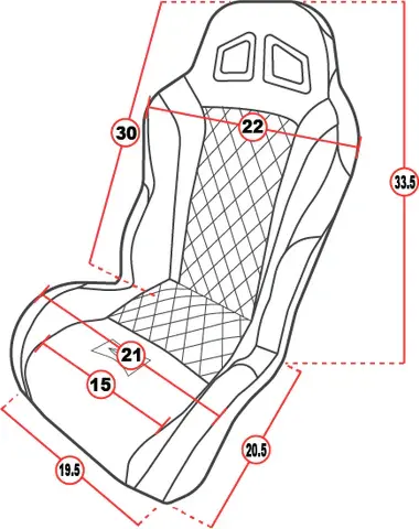Aces Racing Aces Racing - Daytona Suspension Seats PAIR - CanAm (Multiple colors)