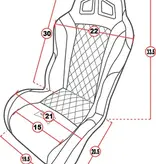 Aces Racing Aces Racing - Daytona Suspension Seats - Yamaha (Multiple colors)