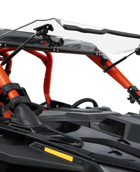 SATV - Polaris RZR Turbo R Scratch-Resistant Flip Windshield